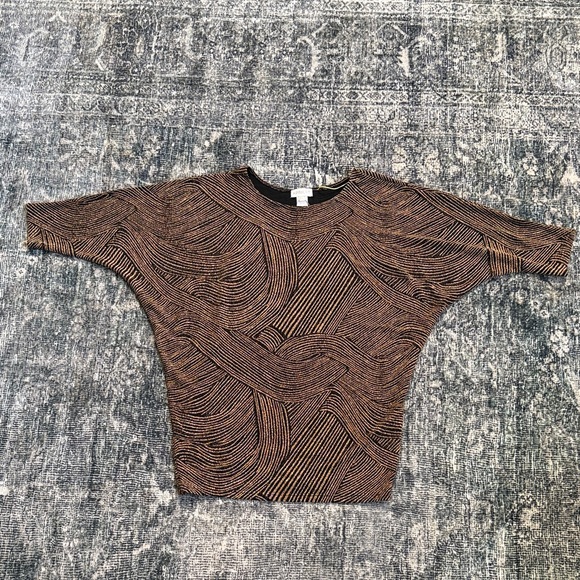 Apricot UK Beautiful Metallic Dolman Sleeve Top - Picture 4 of 16